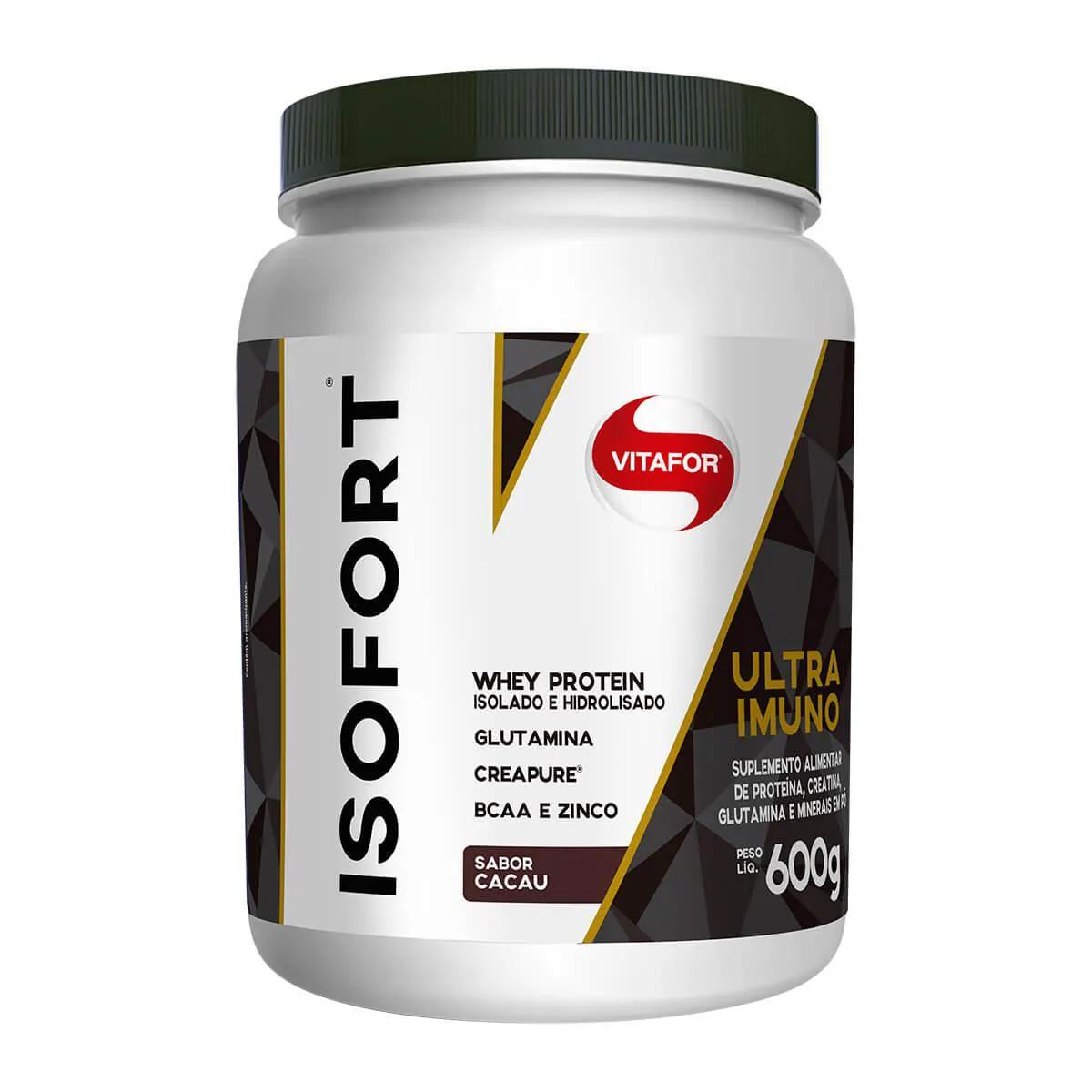 Whey Protein Vitafor Isofort Ultra Imuno Cacau 600g