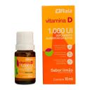 Vitamina D 1.000UI Raia Sabor Limão Gotas 10ml