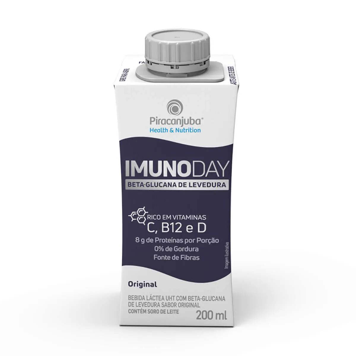 Bebida Láctea Piracanjuba ImunoDay Sabor Original com 200ml