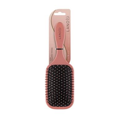 Escova de Cabelo Lanossi Raquete Oval Soft com 1 unidade