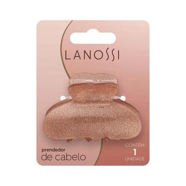 Piranha Prendedor de Cabelo Lanossi Tamanho M Cor Glow com 1 unidade