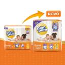Fralda Pom Pom Protek Proteção de Mãe P - 56 Unidades
