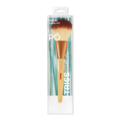 Pincel de Maquiagem para Pó Facial Triss Collection com 1 unidade