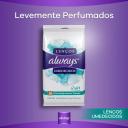 Lenço Íntimo Umedecido Always com 16 unidades
