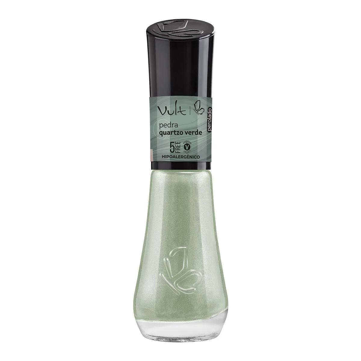 Esmalte Perolado Vult 5Free Pedra Quartzo Verde com 8ml