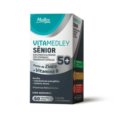 Suplemento Alimentar VitaMedley Sênior com 60 cápsulas