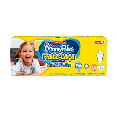 Fralda Calça Infantil MamyPoko Dia&Noite XXG - 22 Unidades