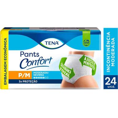Roupa Íntima Tena Pants Confort P/M 24 unidades