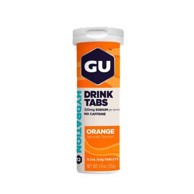 Pastilha Gu Drink Tabs Laranja 12 unidades