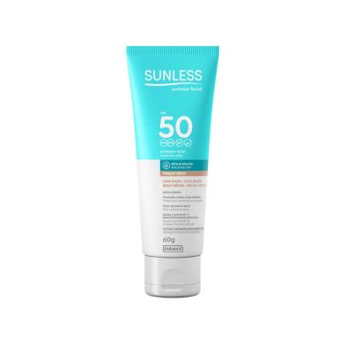Protetor Solar Facial Sunless Bege Médio FPS50