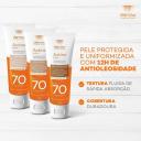 Protetor Solar Facial Actine Colors Pele Morena Mais FPS70 40g