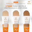 Protetor Solar Facial Actine Colors Pele Morena Mais FPS70 40g