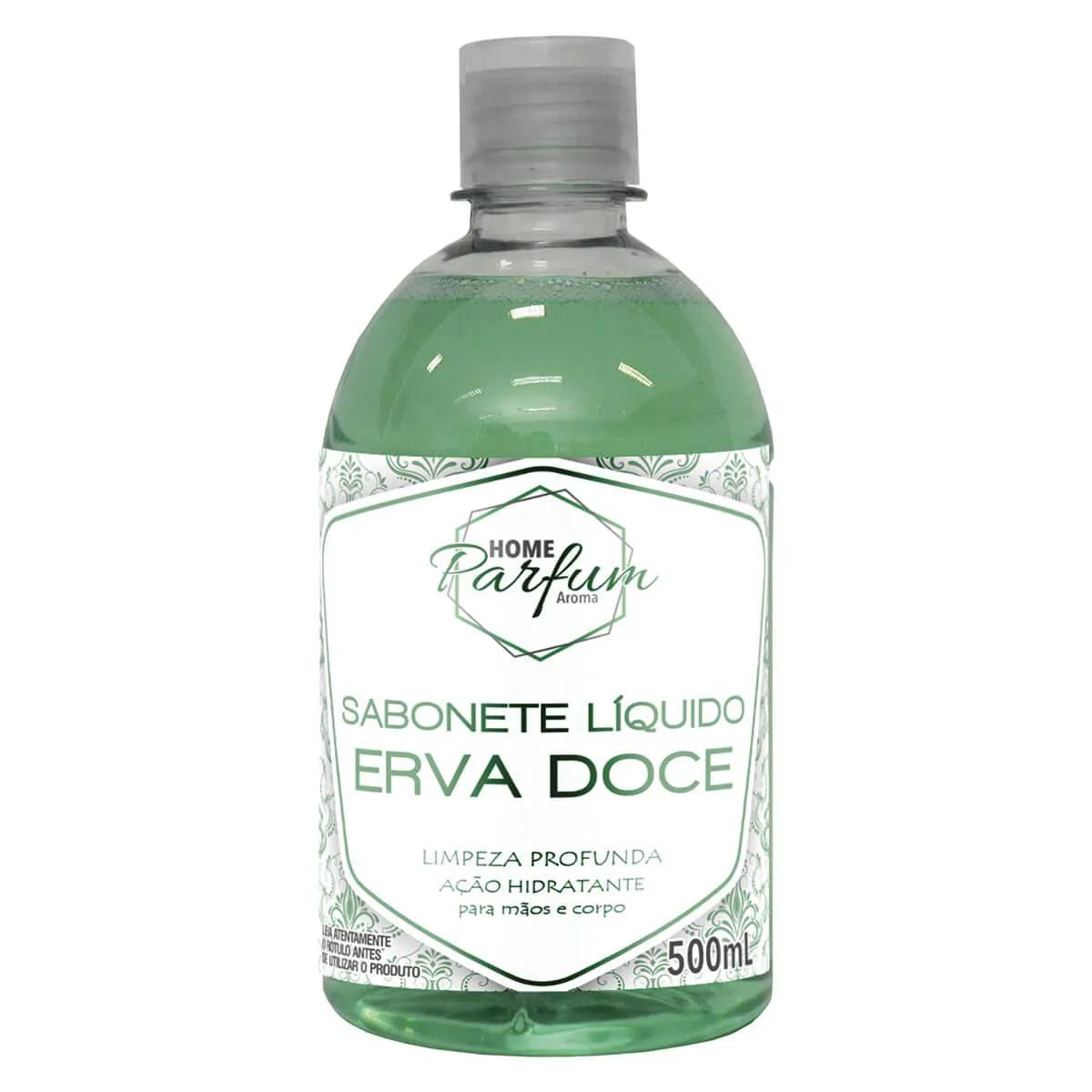 Sabonete Líquido Home Parfum Erva Doce com 500ml