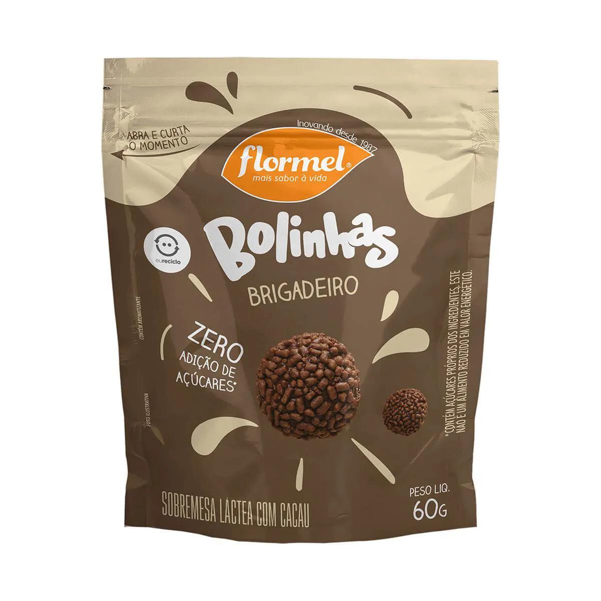 Bolinhas de Brigadeiro Flormel Zero Açúcar com 60g