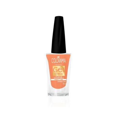 Esmalte Colorama Efeito Gel Cor Chic Bronze com 8ml
