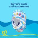 Fralda Pampers Praia e Piscina Splashers Baby Shark P/M - 12 Unidades