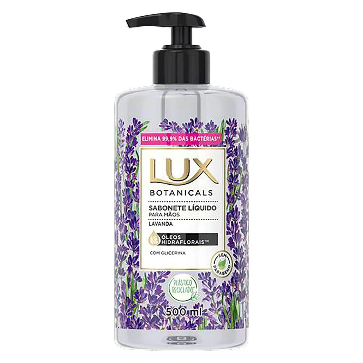 Sabonete Líquido para Mãos Lux Botanicals Lavanda com 500ml