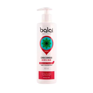 Condicionador Vegano Balai Europa Oliva & Aloe Restauração e Reparação com 400ml