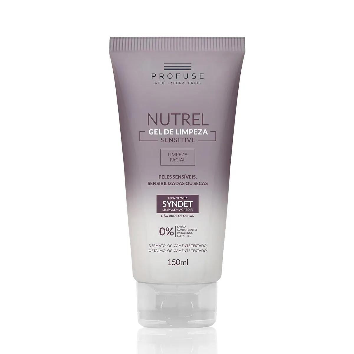 Gel de Limpeza Facial Nutrel Sensitive com 150ml