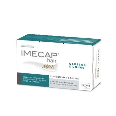 Suplemento Vitamínico Imecap Hair Max Cabelos e Unhas - 60 Cápsulas