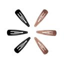 Kit Tic Tac para cabelo Lanossi Black Rose com 6 unidades