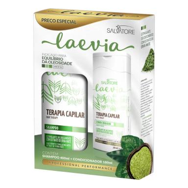 Kit Laevia Terapia Capilar Shampoo com 400ml + Condicionador com 180ml