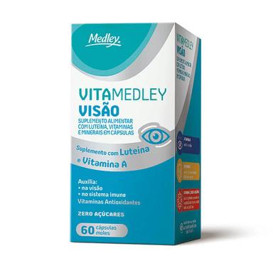 Suplemento Vitamínico VitaMedley Visão com 60 cápsulas