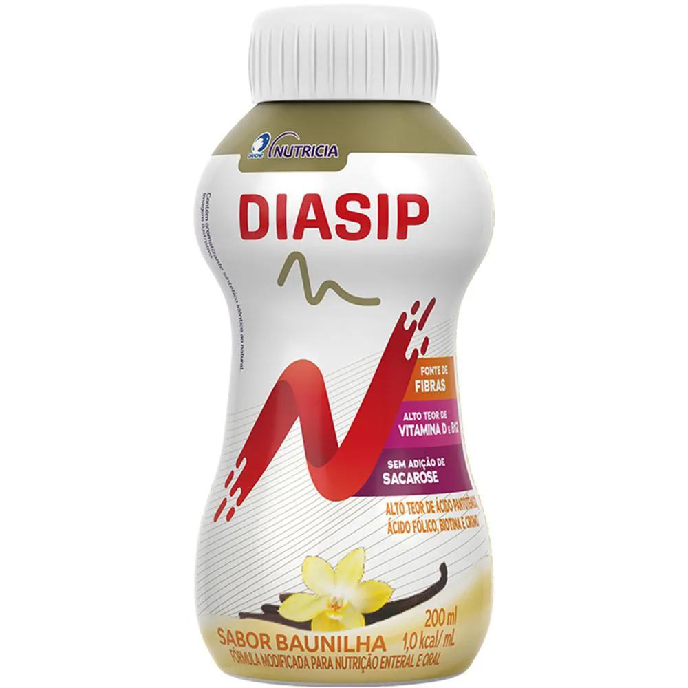 Suplemento Alimentar Diasip Danone Sabor Baunilha com 200ml
