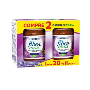 Kit Fiber Mais Geleia com 2 unidades de 190g cada