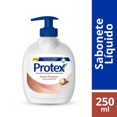 Sabonete Líquido para Mãos Protex Nutri Protect Macadâmia com 250ml