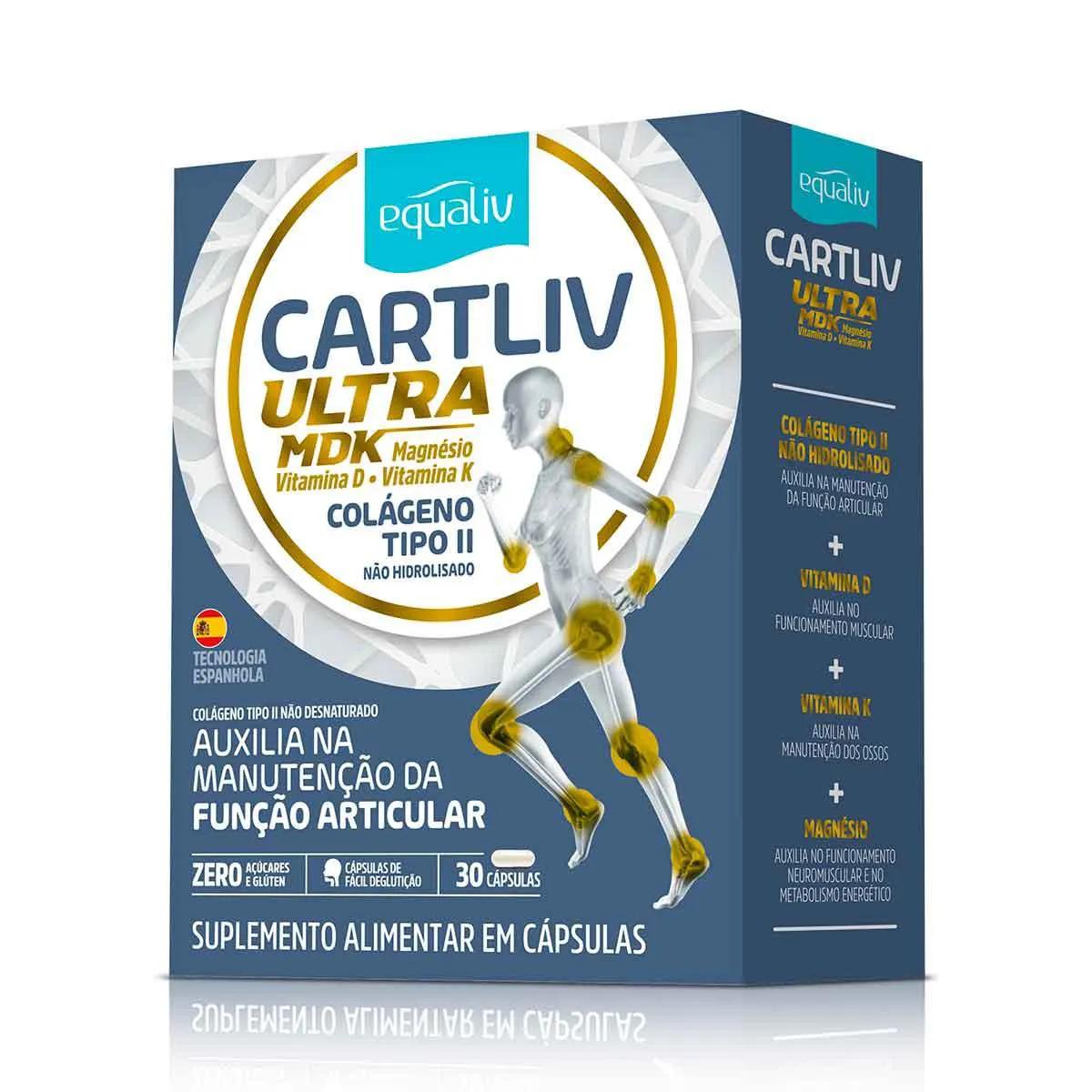 Colágeno Cartliv Ultra MDK com 30 cápsulas