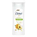 Loção Hidratante Corporal Dove Floral Óleo de Abacate e Extrato de Calêndula com 400ml