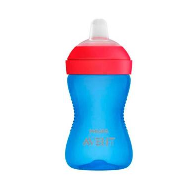 Copo de Transição Philips Avent My Grippy Azul e Vermelho com 300ml