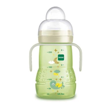 Copo de Transição MAM Trainer+ Night Verde 4M+ 220ml