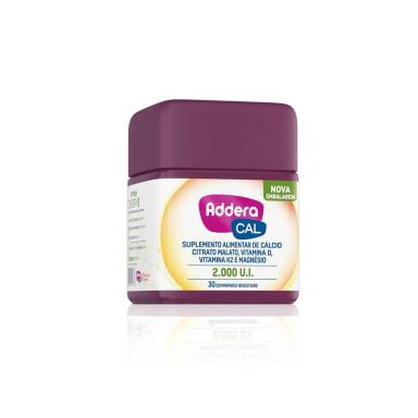Suplemento Vitamínico Addera Cal 2.000UI com 30 Comprimidos