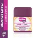 Vitamina D Addera +Cabelo & Unhas 2.000UI com 30 Comprimidos
