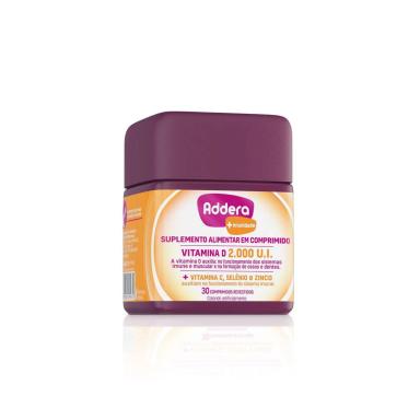 Vitamina D Addera 2.000UI +Imunidade com 30 comprimidos