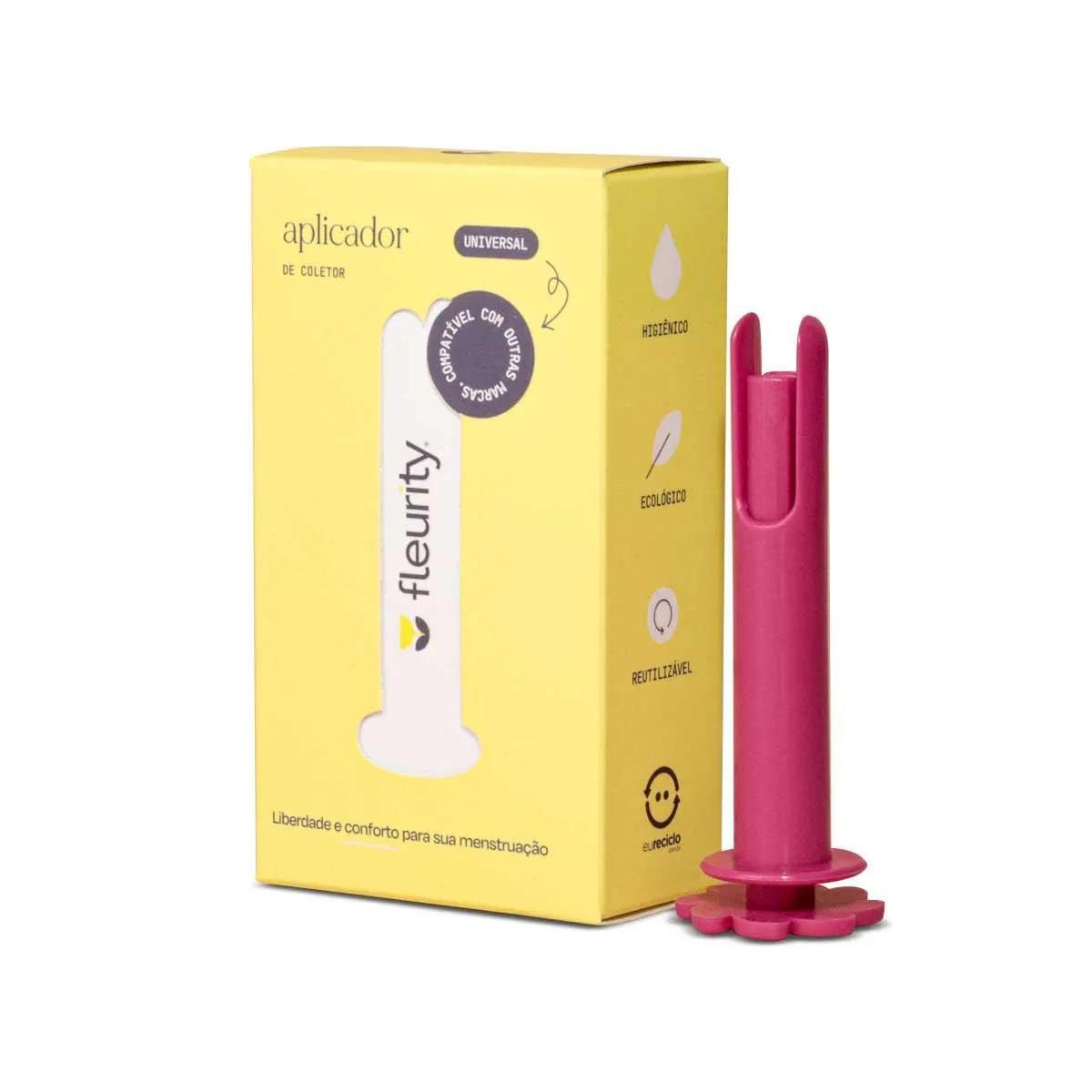 Aplicador de Coletor Menstrual Fleurity