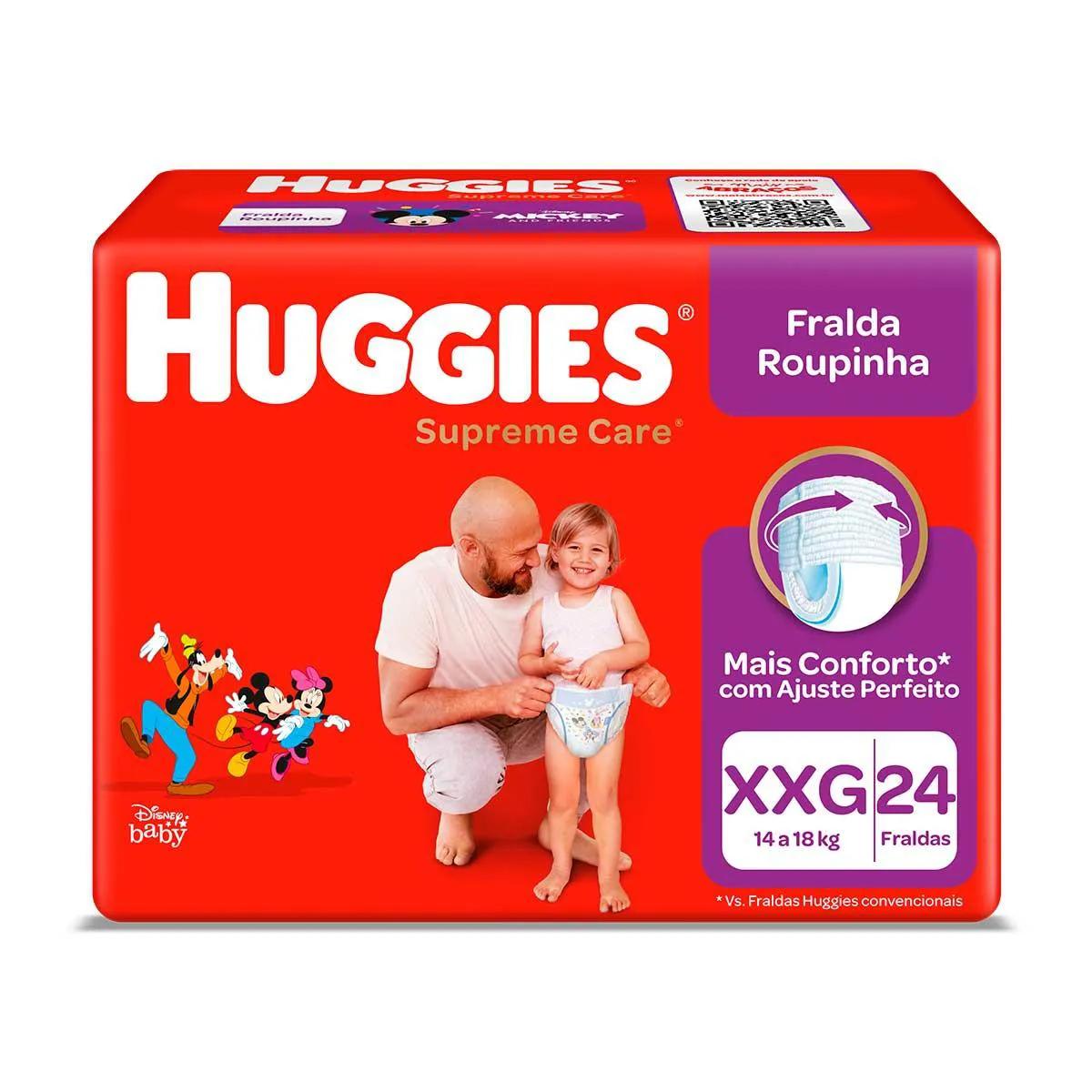 Fralda Huggies Roupinha Supreme Care XXG - 24 Unidades