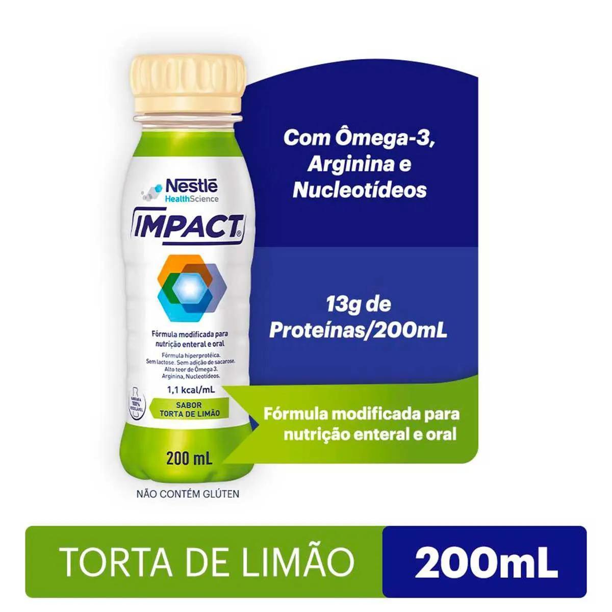 Suplemento Alimentar Nestlé Impact Torta de Limão 200ml