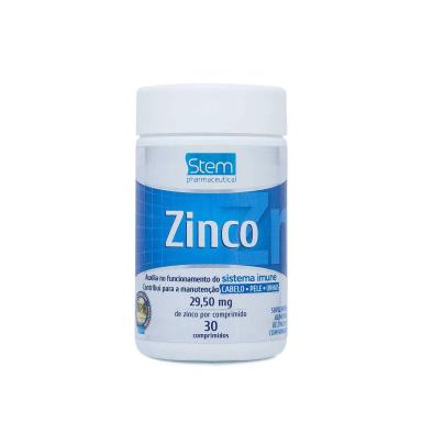 Zinco Stem 29,50mg com 30 Comprimidos