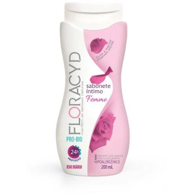 Sabonete Líquido Íntimo Floracyd Femme com 200ml