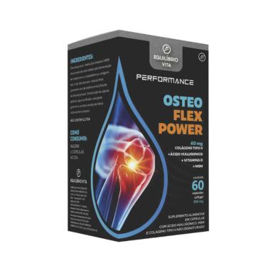 Suplemento Alimentar Osteo Flex Power 850mg Equilíbrio Vita com 60 Cápsulas