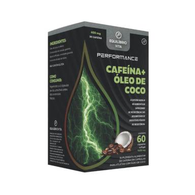 Pré-Treino Equilíbrio Vita Cafeína + Óleo de Coco 60 Cápsulas Softgel