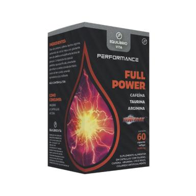 Pré-Treino Equilíbrio Vita Full Power 60 Cápsulas Softgel