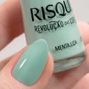 Esmalte Cremoso Risqué Revolução das Cores Menta.Liza com 8ml