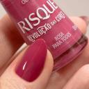 Esmalte Cremoso Risqué Revolução das Cores Rosa Para Todes com 8ml