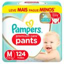 Fralda Pampers Premium Care Pants M - 124 Unidades
