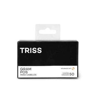 Conjunto de Grampo para Cabelo Triss/Needs Dourado com 50 Unidades