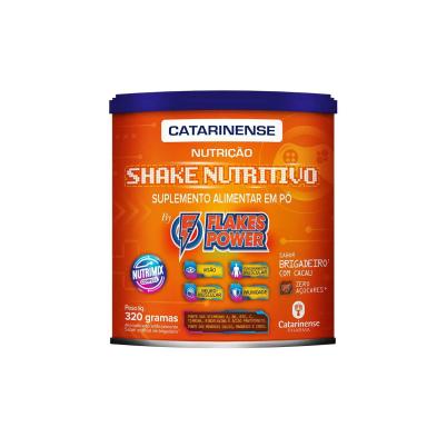 Suplemento Alimentar em Pó Shake Nutritivo Flakes Power Brigadeiro com 320g